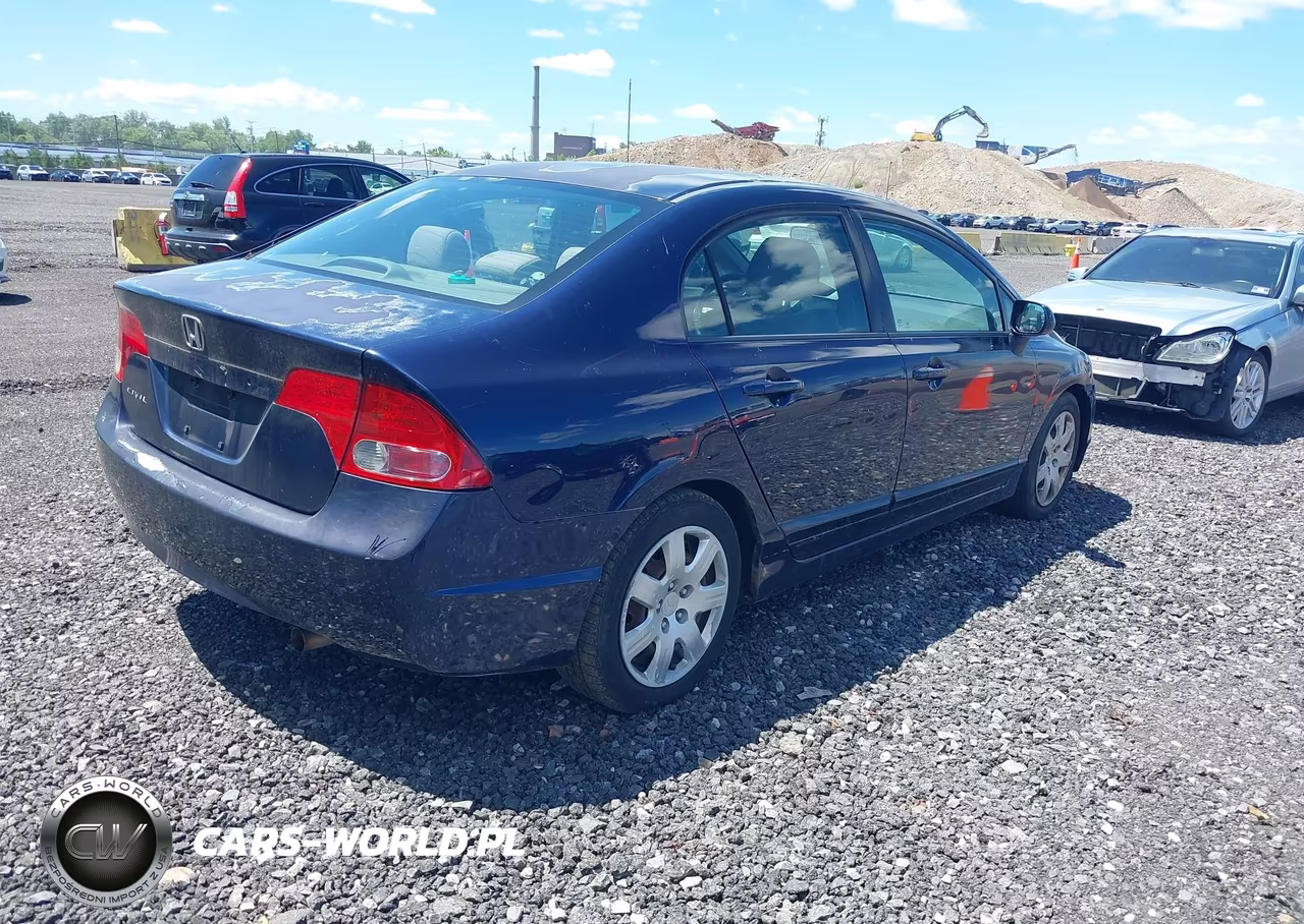 2007 Honda Civic Lx VIN:2HGFA16577H509140 - 4