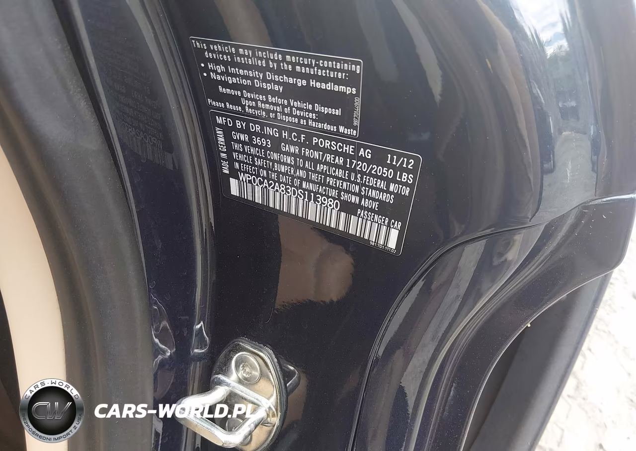 2013 Porsche Boxster VIN:WP0CA2A83DS113980 - 9