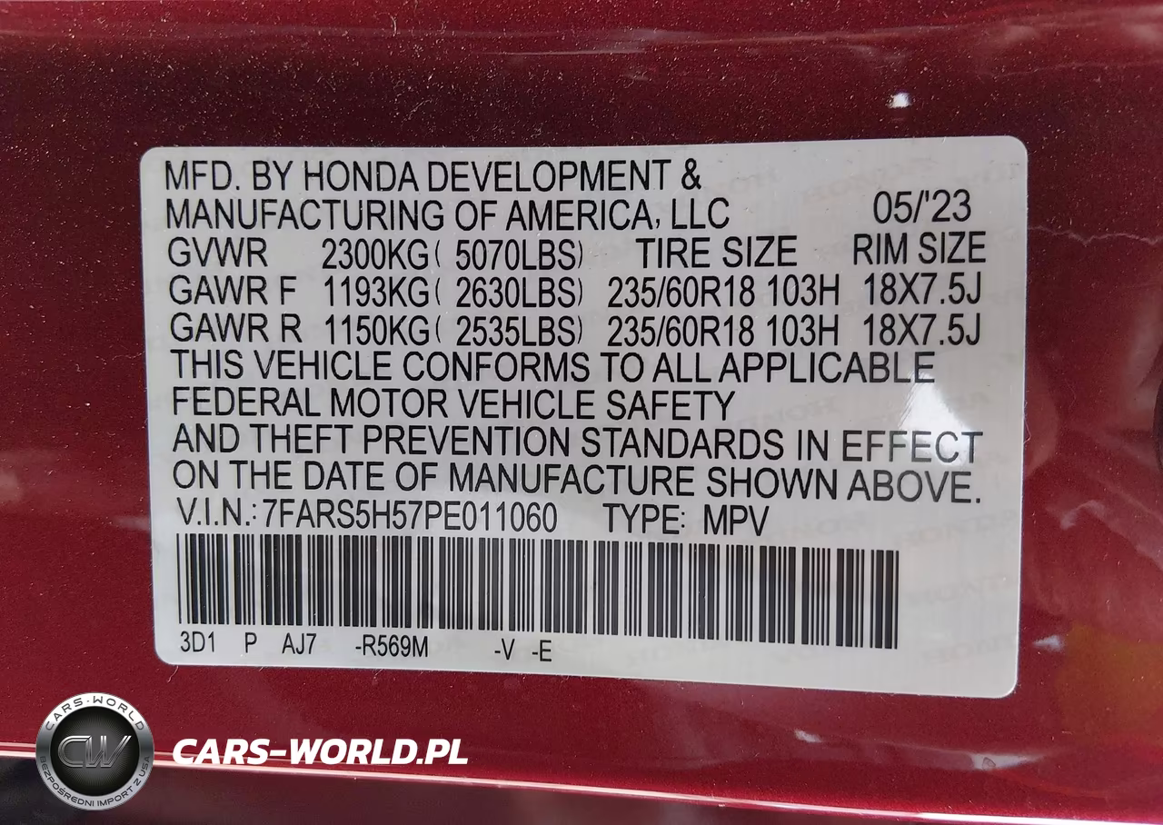 2023 Honda Cr-V Hybrid Sport VIN:7FARS5H57PE011060 - 9