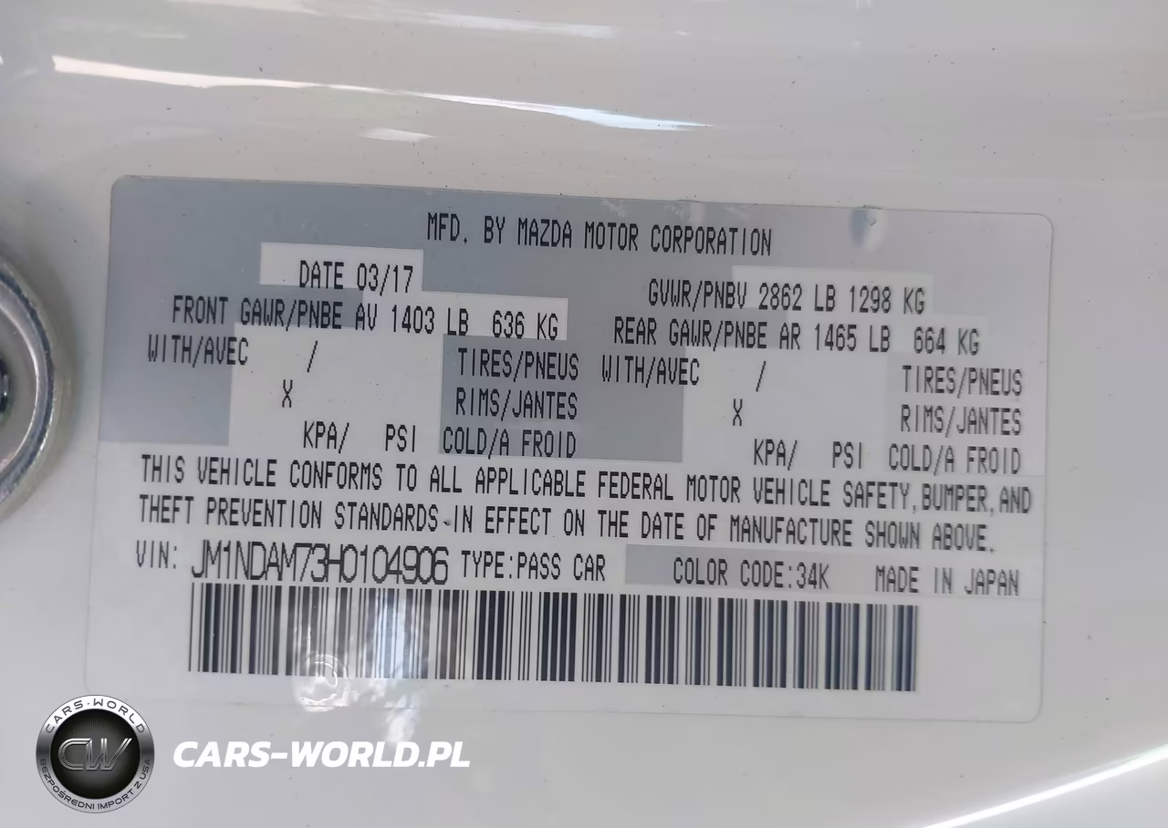2017 Mazda Mx-5 Miata Rf Grand Touring VIN:JM1NDAM73H0104906 - 9