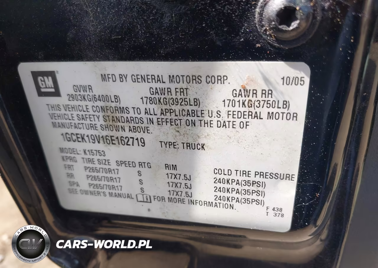 2006 Chevrolet Silverado 1500 Work Truck VIN:1GCEK19V16E162719 - 9