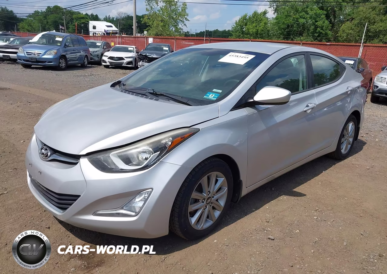 2016 Hyundai Elantra Se VIN:5NPDH4AE9GH722415 - 2