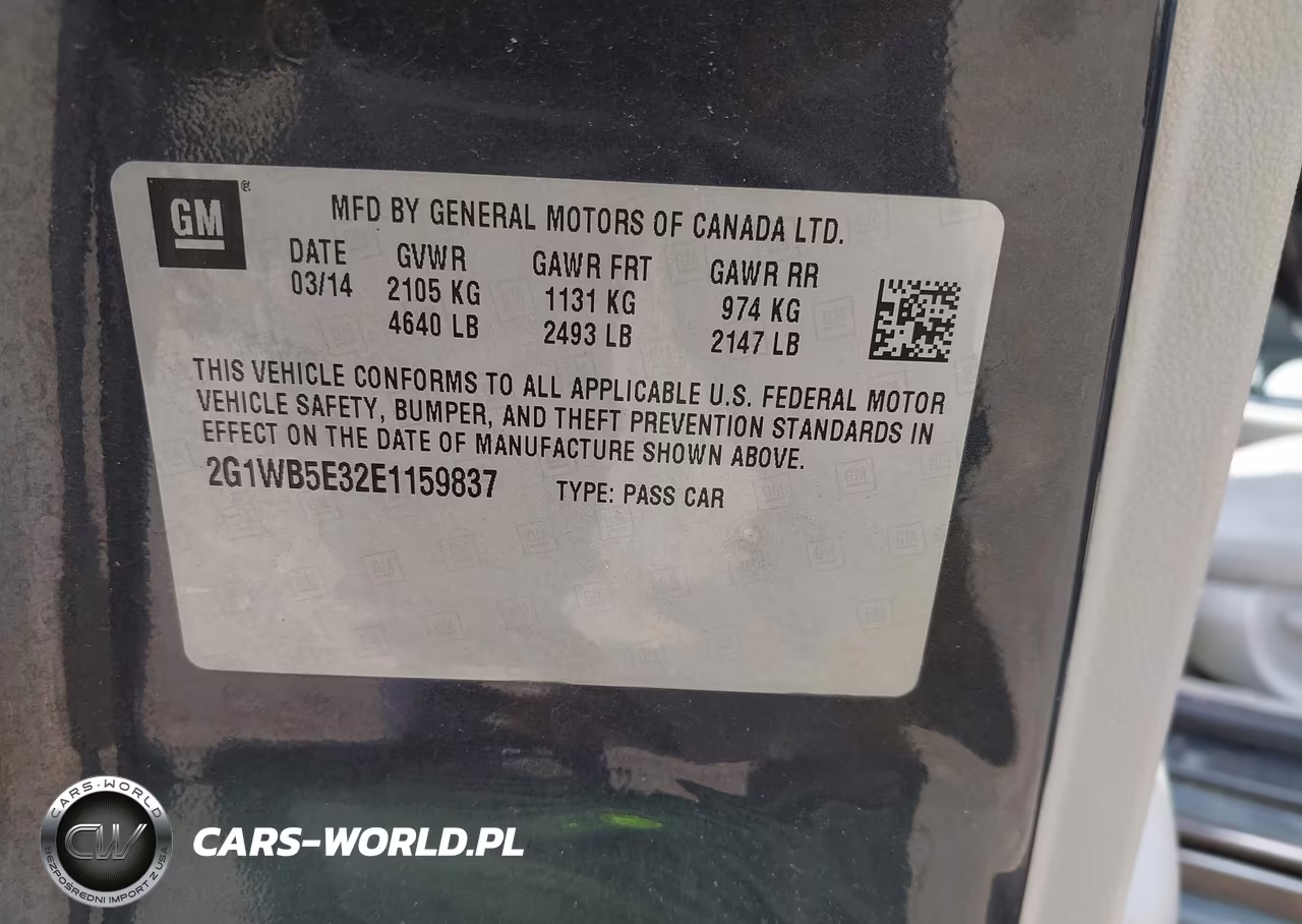 2014 Chevrolet Impala Limited Lt VIN:2G1WB5E32E1159837 - 9