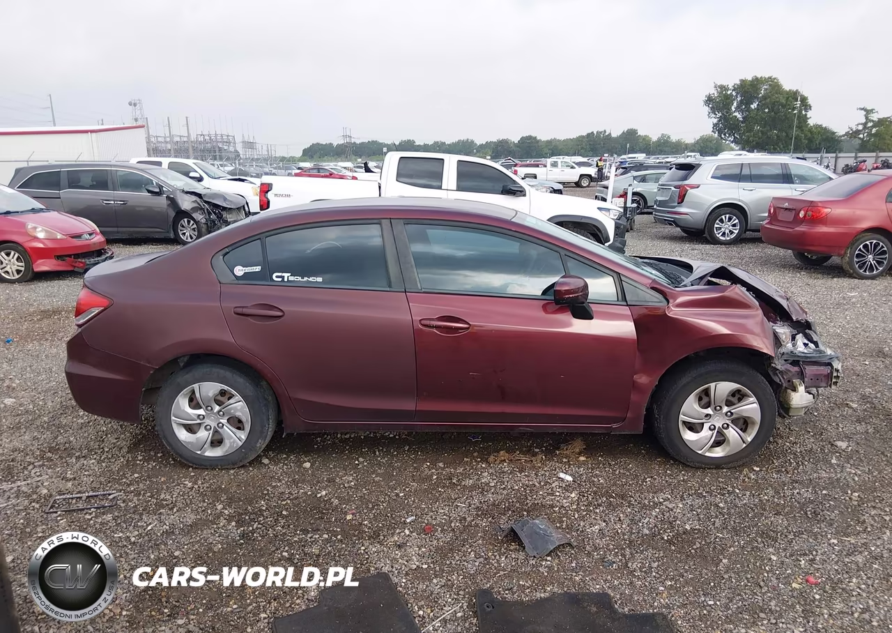 2014 Honda Civic Lx VIN:19XFB2F56EE025955 - 14
