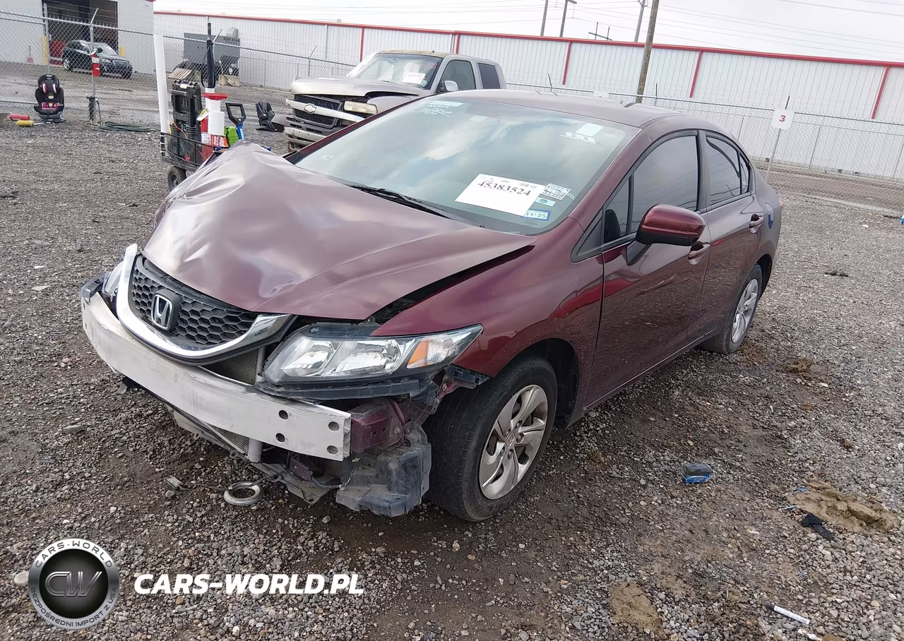 2014 Honda Civic Lx VIN:19XFB2F56EE025955 - 2