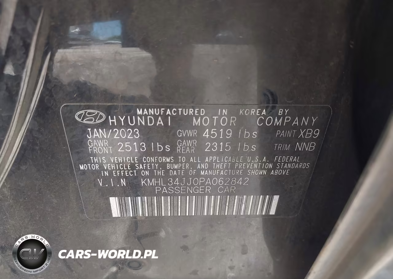 2023 Hyundai Sonata Hybrid Sel VIN:KMHL34JJ0PA062842 - 9
