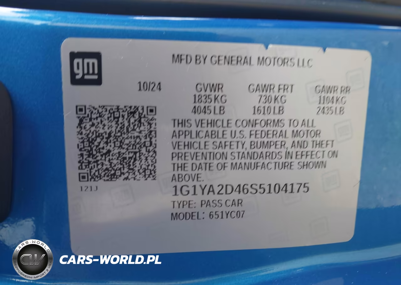 2025 Chevrolet Corvette Stingray VIN:1G1YA2D46S5104175 - 9