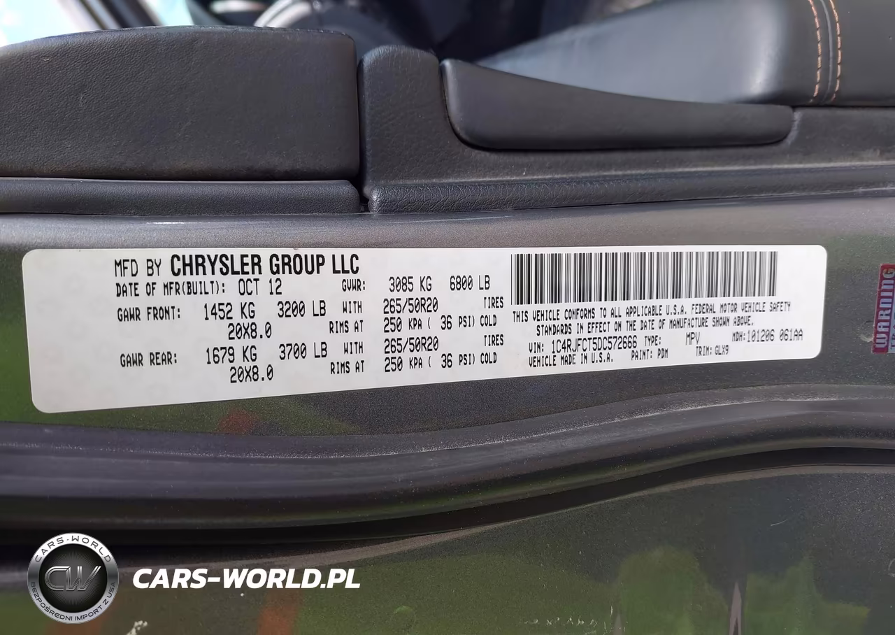2013 Jeep Grand Cherokee Overland Summit VIN:1C4RJFCT5DC572666 - 9