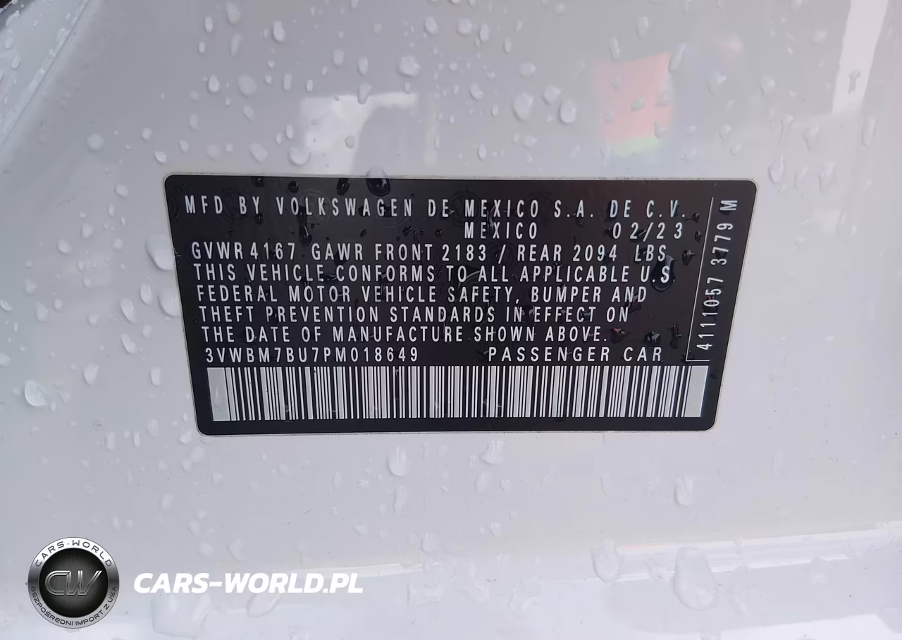 2023 Volkswagen Jetta 1.5T Sport VIN:3VWBM7BU7PM018649 - 9