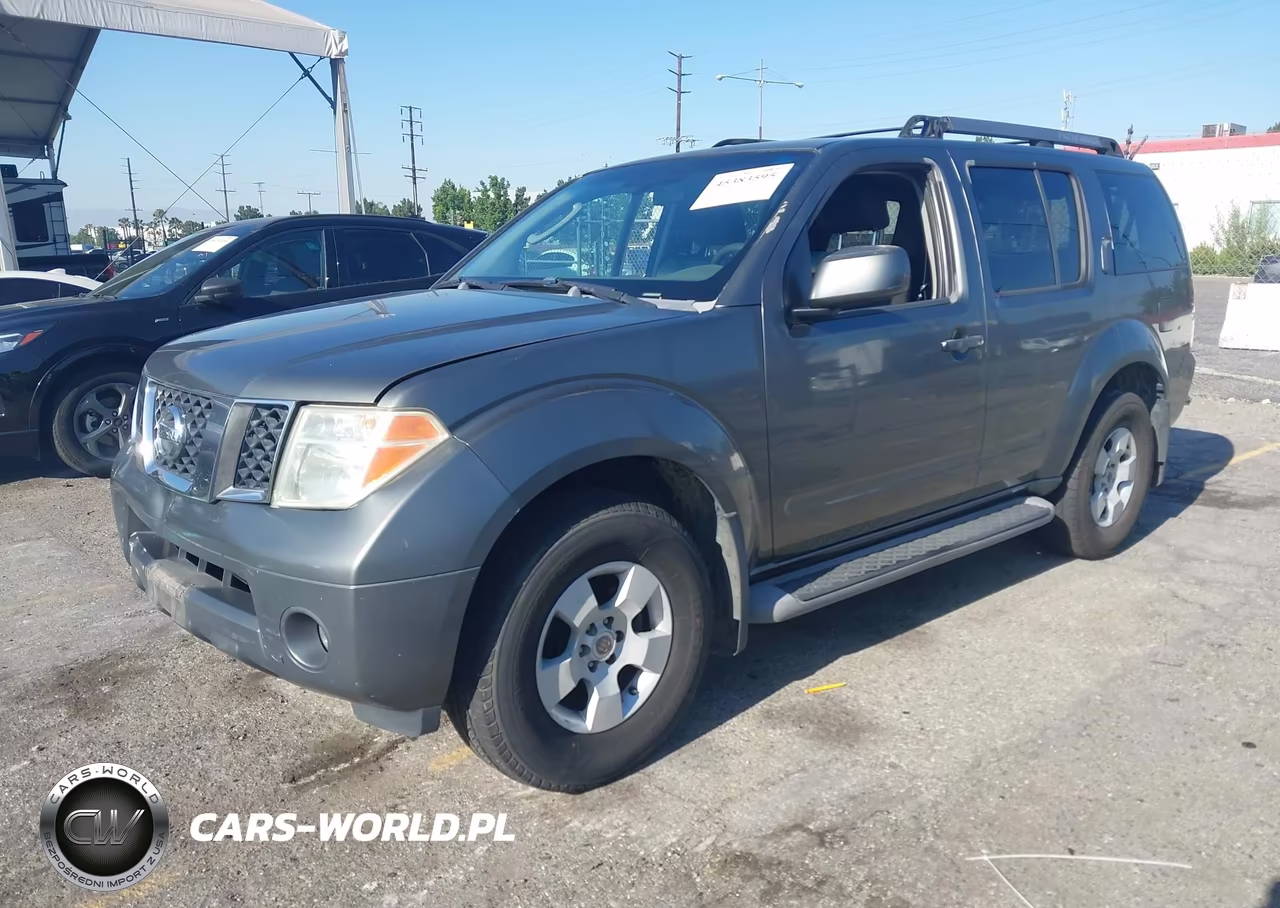 2005 Nissan Pathfinder Se VIN:5N1AR18UX5C748280 - 2