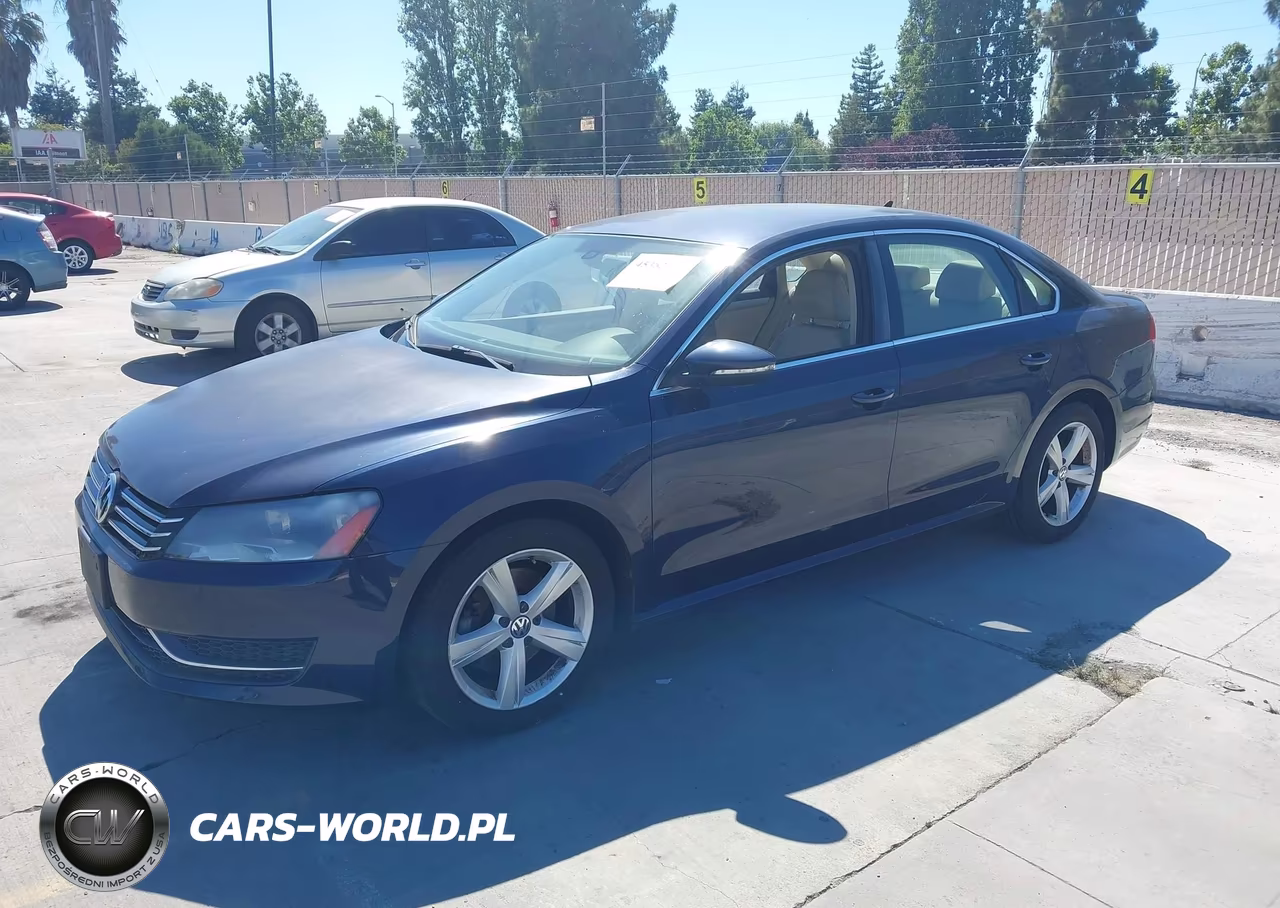 2012 Volkswagen Passat 2.5L Se VIN:1VWBP7A35CC013803 - 2