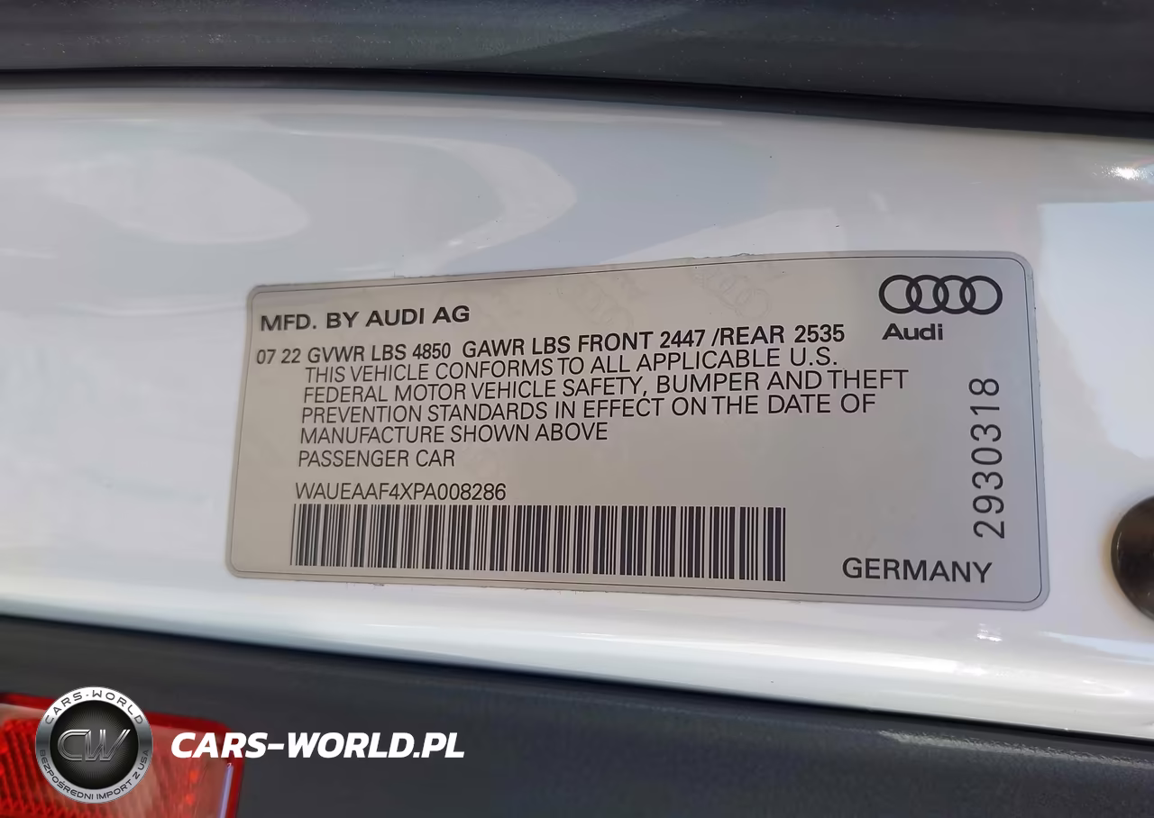 2023 Audi A4 Premium Plus 45 Tfsi S Line Quattro S Tronic VIN:WAUEAAF4XPA008286 - 9