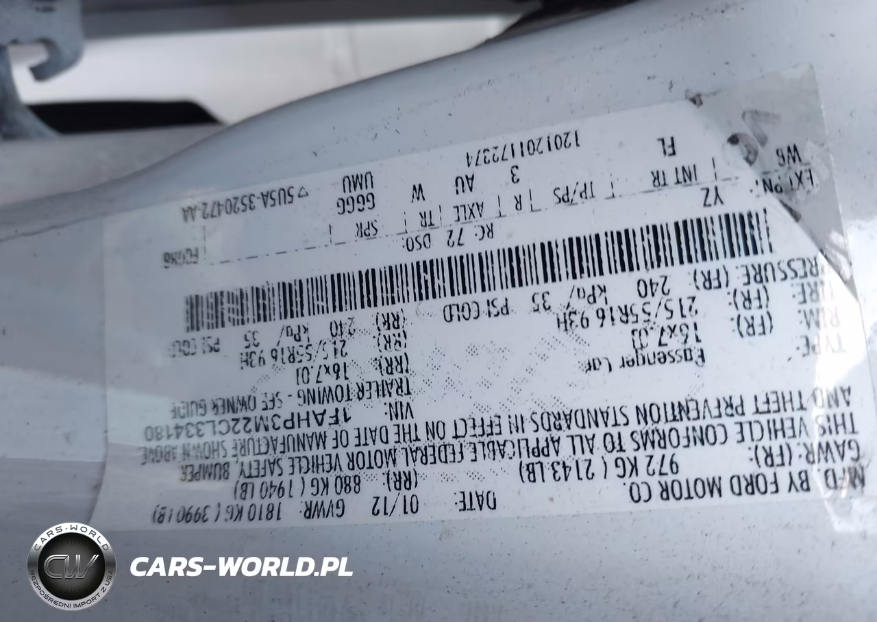 2012 Ford Focus Sel VIN:1FAHP3M22CL334180 - 9