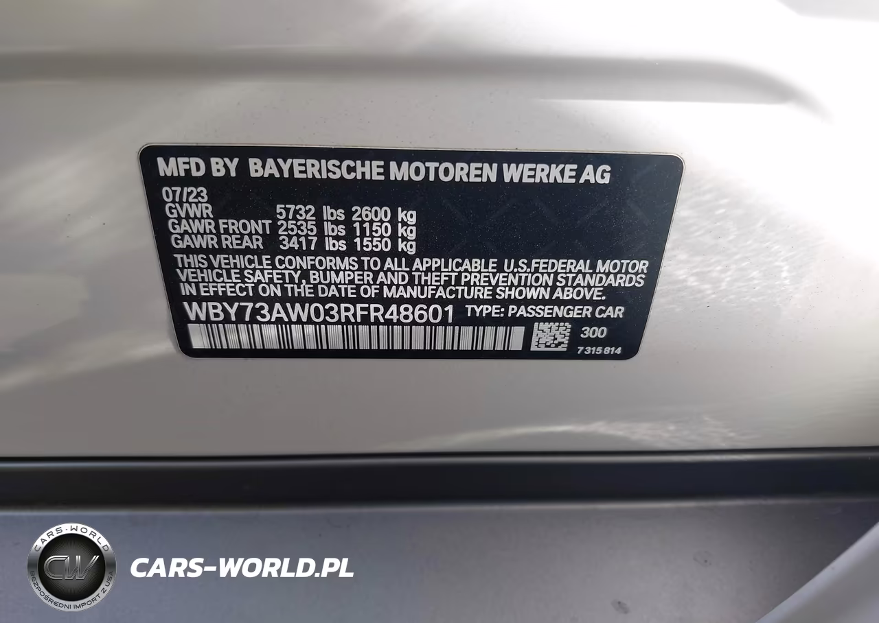 2024 BMW I4 Gran Coupe Edrive40 VIN:WBY73AW03RFR48601 - 9