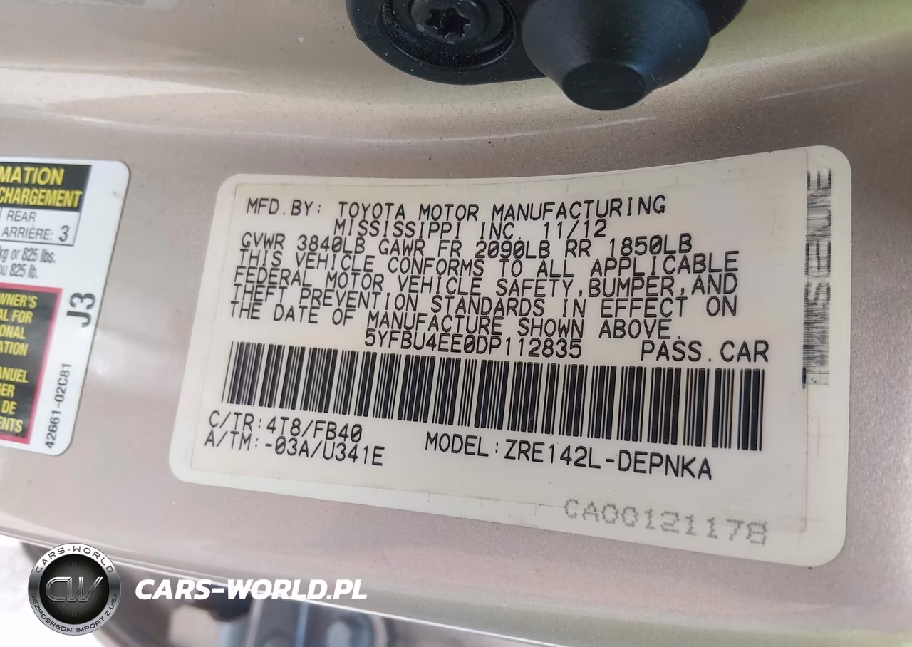 2013 Toyota Corolla Le VIN:5YFBU4EE0DP112835 - 9