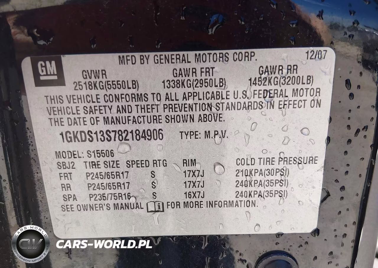 2008 GMC Envoy Sle VIN:1GKDS13S782184906 - 9