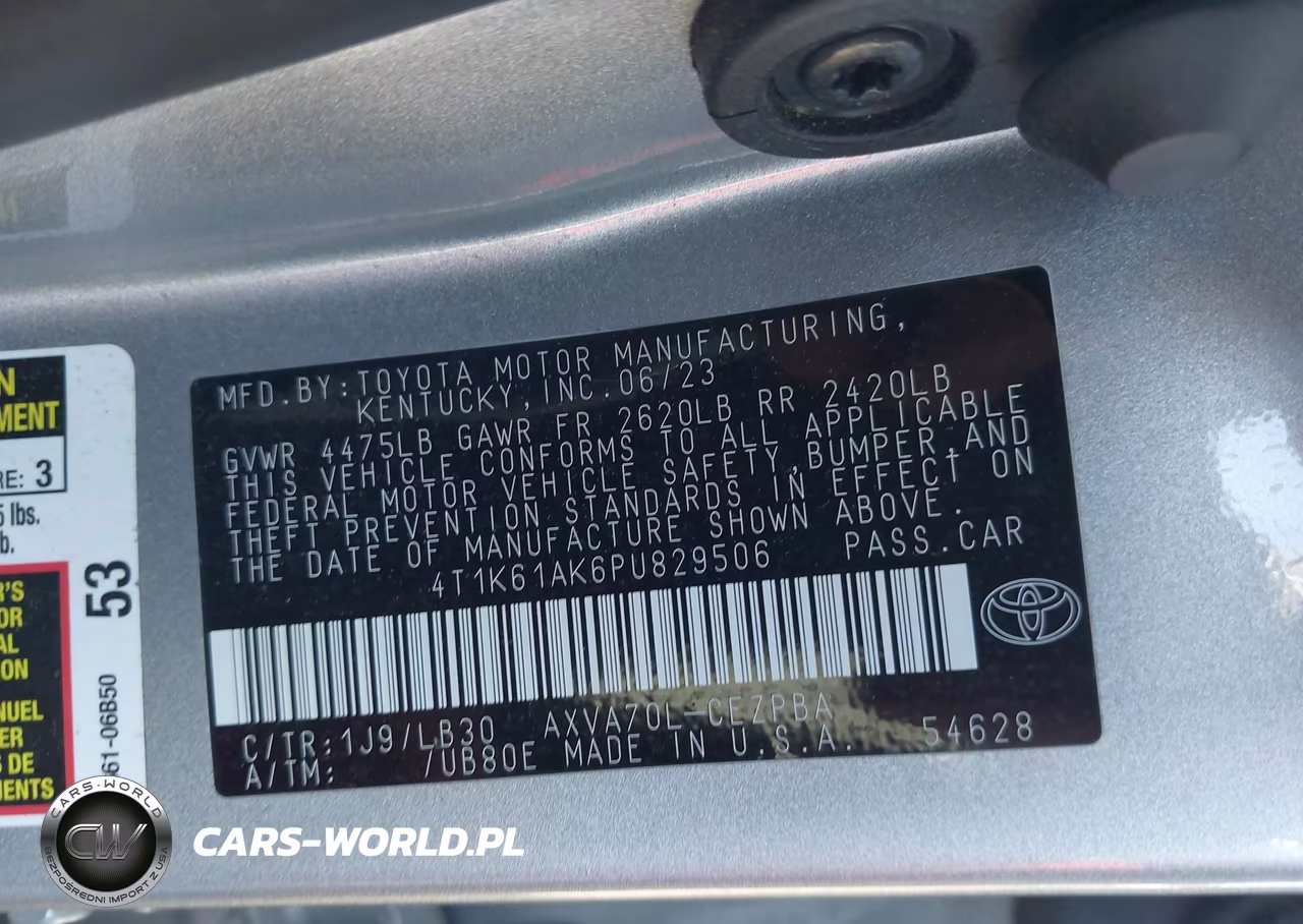 2023 Toyota Camry Xse VIN:4T1K61AK6PU829506 - 9