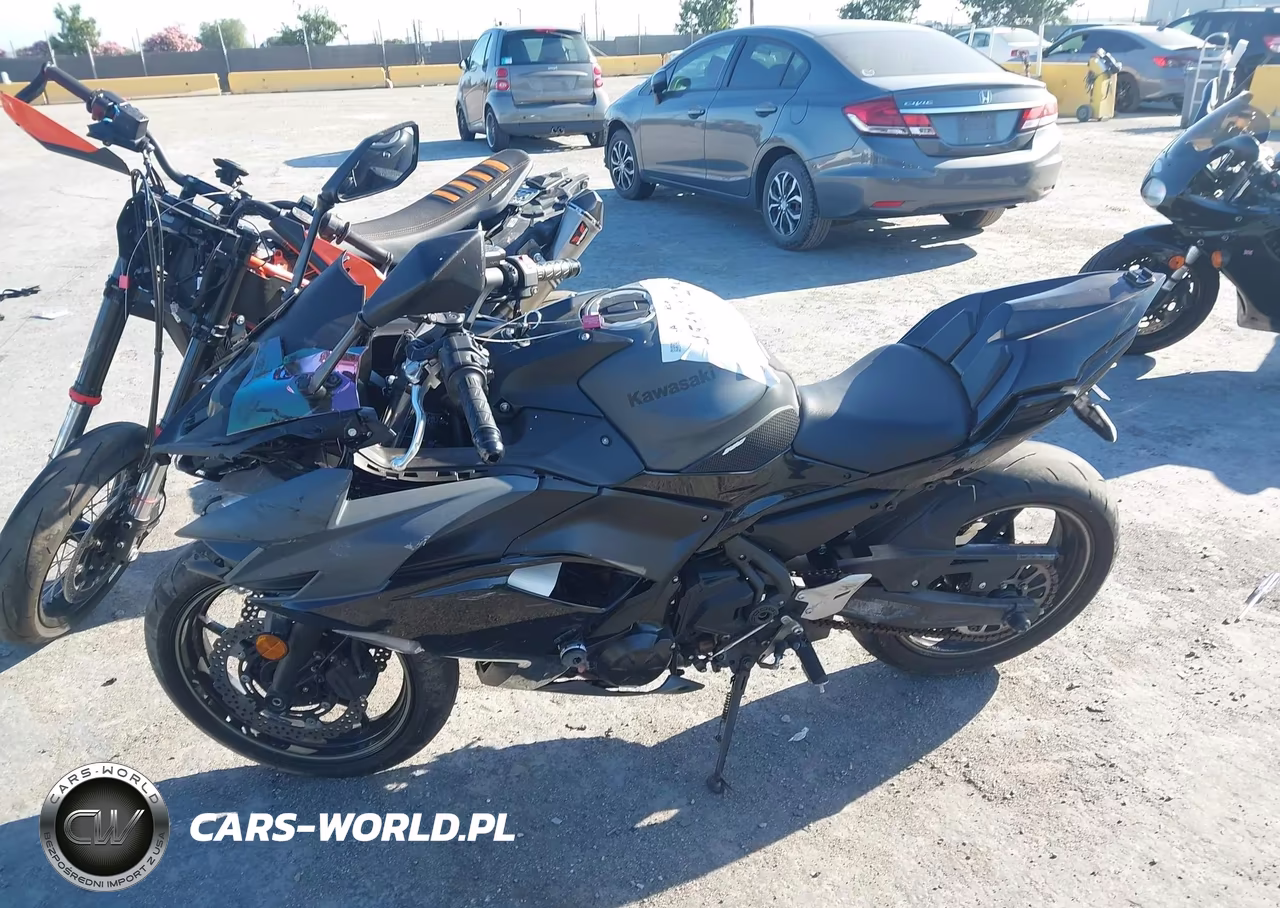 2024 Kawasaki Ex650 P VIN:ML5EXEP18RDAD4635 - 2