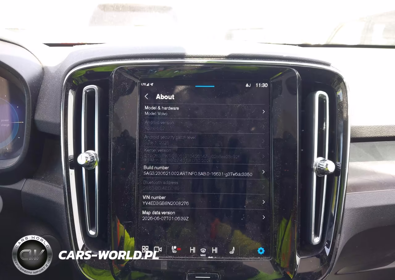 2022 Volvo C40 Recharge Pure Electric P8 Ultimate VIN:YV4ED3GB8N2008276 - 19