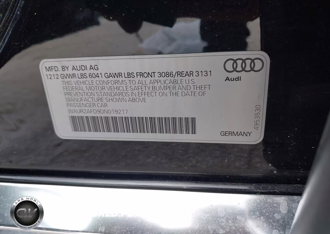 2013 Audi A8 L 4.0T VIN:WAUR2AFD9DN019217 - 9