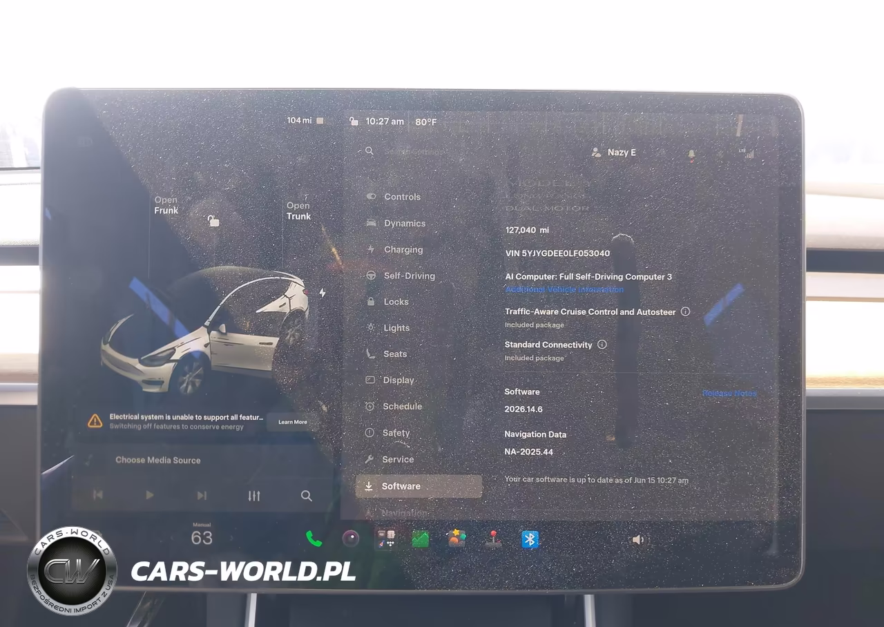 2020 Tesla Model Y Long Range Dual Motor All-Wheel Drive VIN:5YJYGDEE0LF053040 - 7