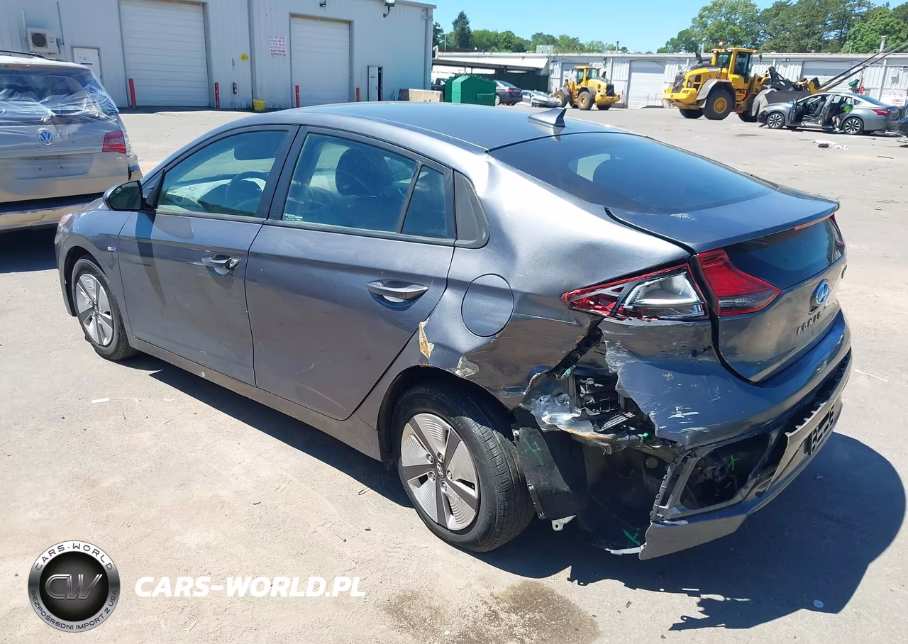 2019 Hyundai Ioniq Hybrid Blue VIN:KMHC65LC3KU117593 - 3