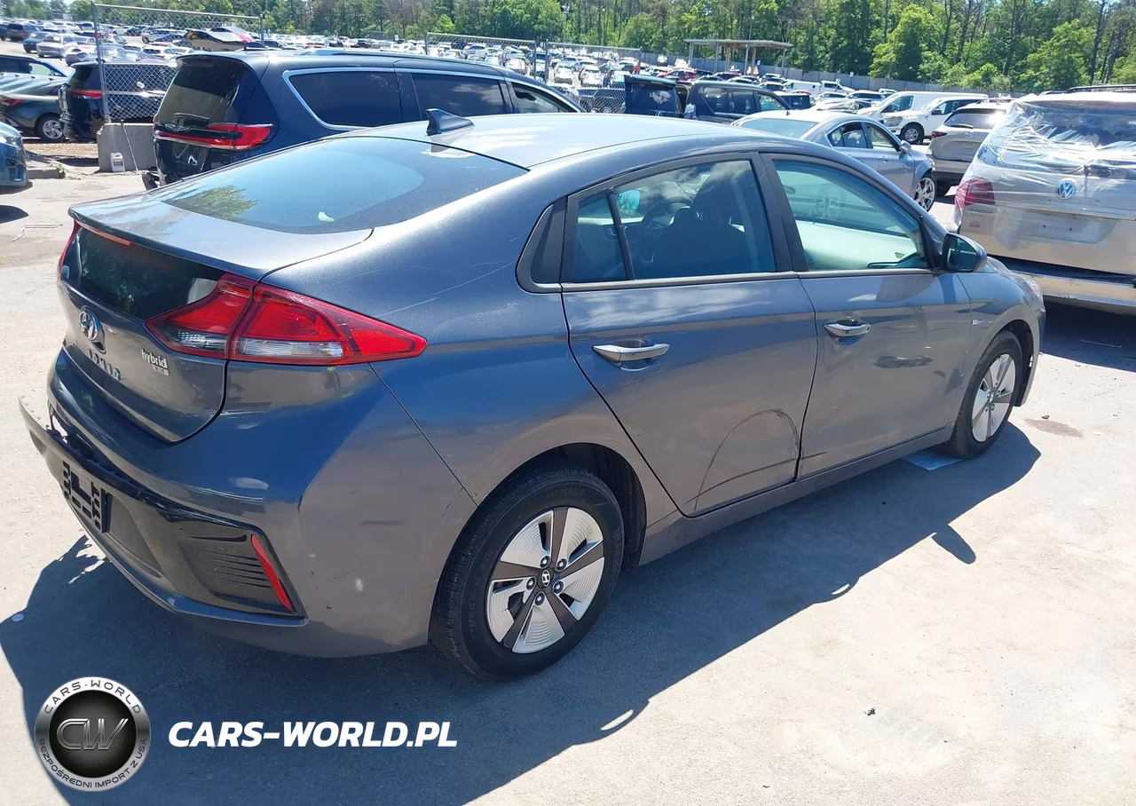 2019 Hyundai Ioniq Hybrid Blue VIN:KMHC65LC3KU117593 - 4