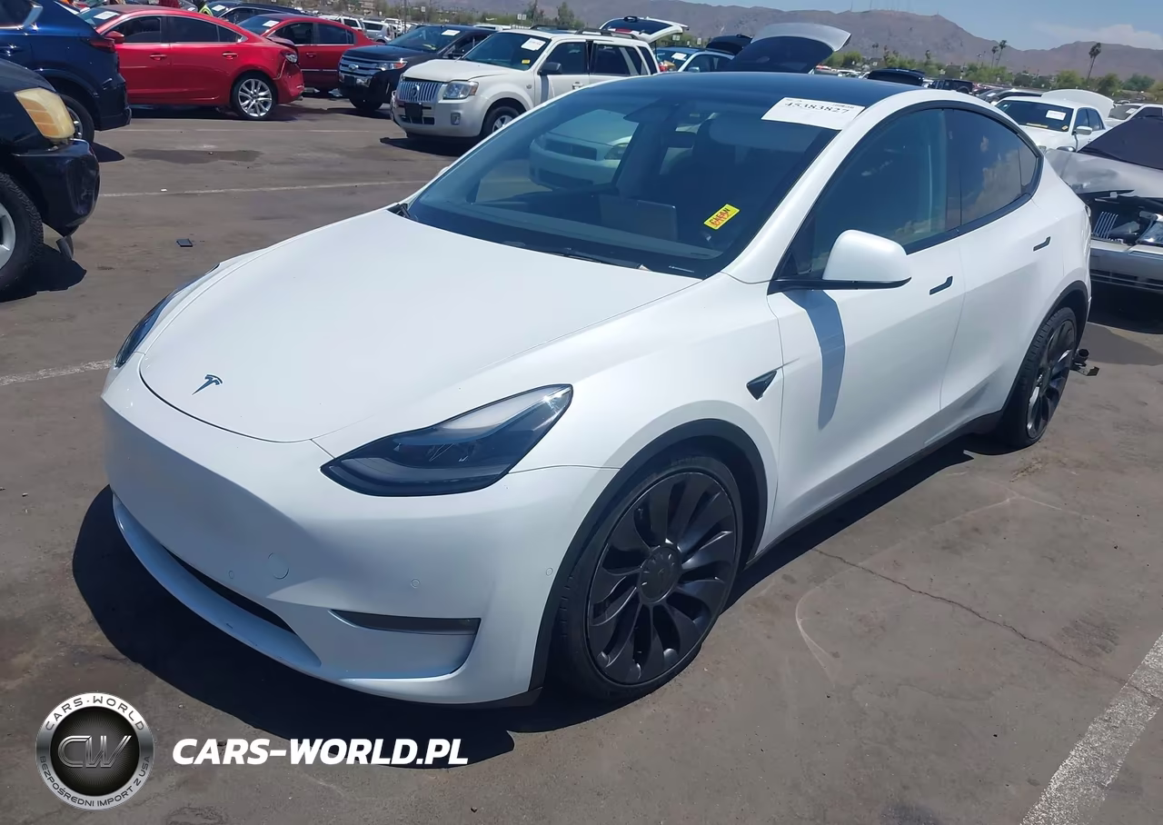 2022 Tesla Model Y Performance Dual Motor All-Wheel Drive VIN:7SAYGDEFXNF409525 - 2