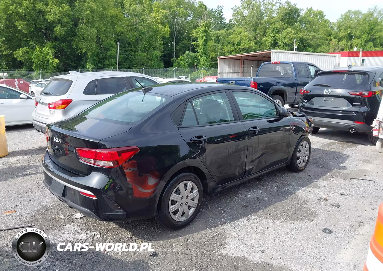 2022 Kia Rio S VIN:3KPA24AD2NE487952 - 4