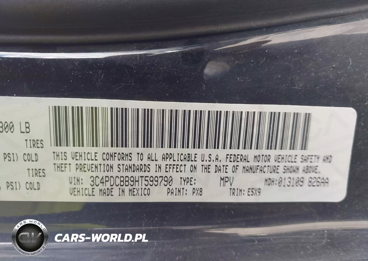 2017 Dodge Journey Sxt VIN:3C4PDCBB9HT599790 - 9