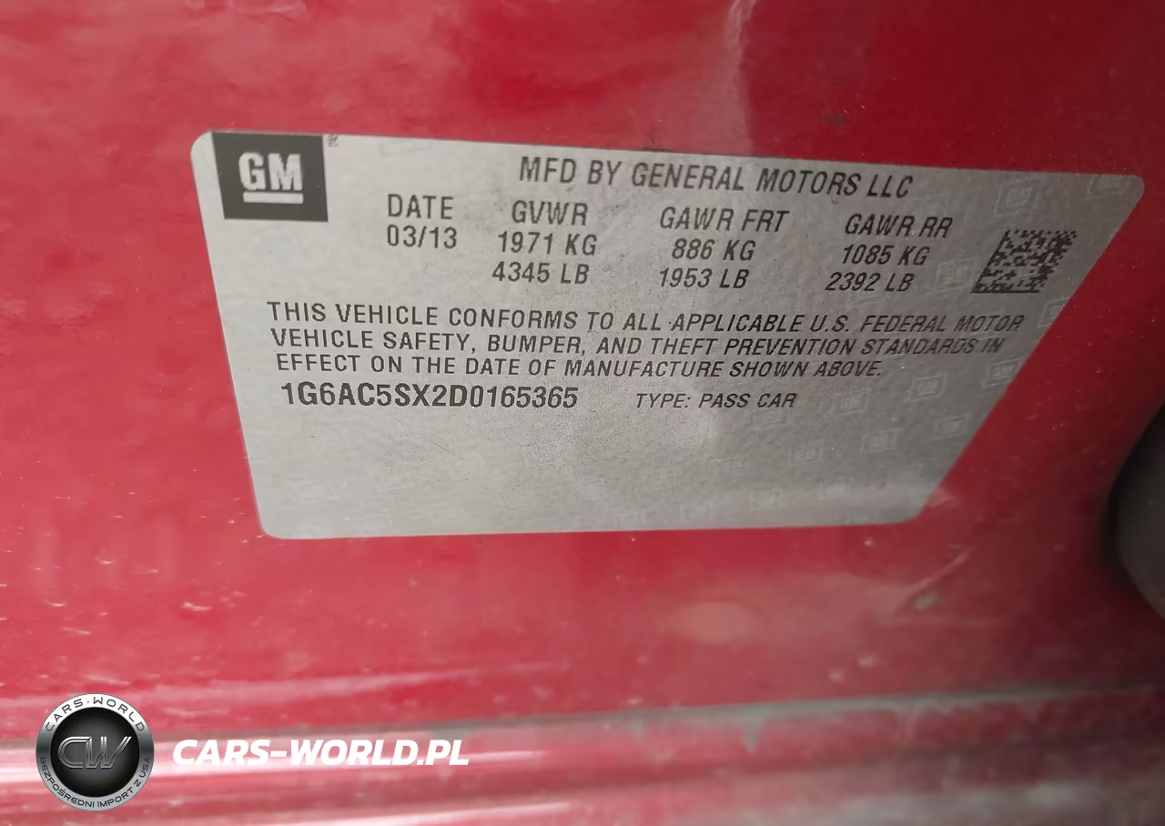 2013 Cadillac Ats Performance VIN:1G6AC5SX2D0165365 - 9