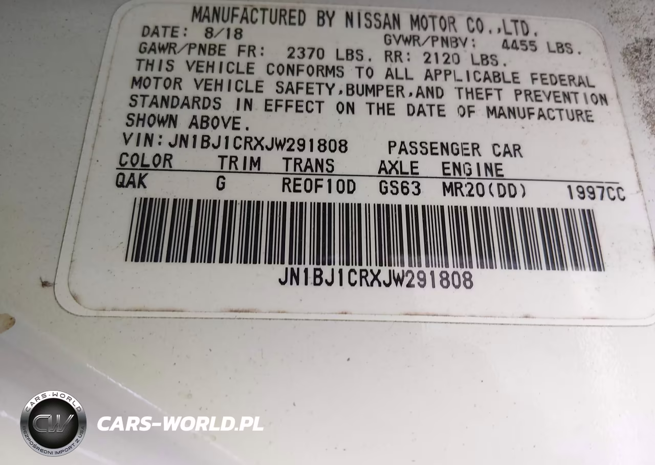 2018 Nissan Rogue Sport S VIN:JN1BJ1CRXJW291808 - 9