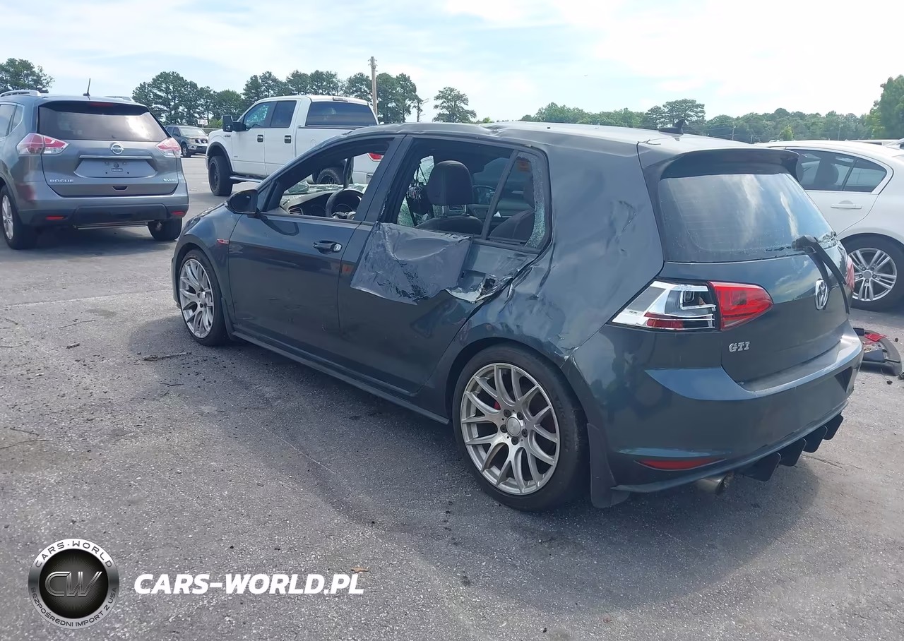 2015 Volkswagen Golf Gti 2.0T Autobahn 4-Door VIN:3VW4T7AU7FM001748 - 3