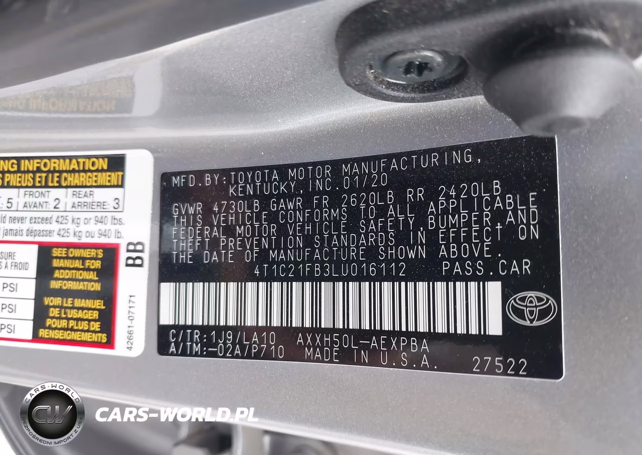 2020 Toyota Avalon Hybrid Limited VIN:4T1C21FB3LU016112 - 9
