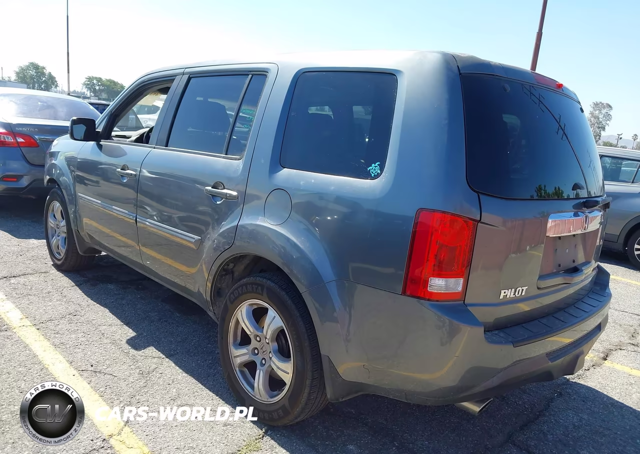 2012 Honda Pilot Ex-L VIN:5FNYF3H74CB041242 - 3