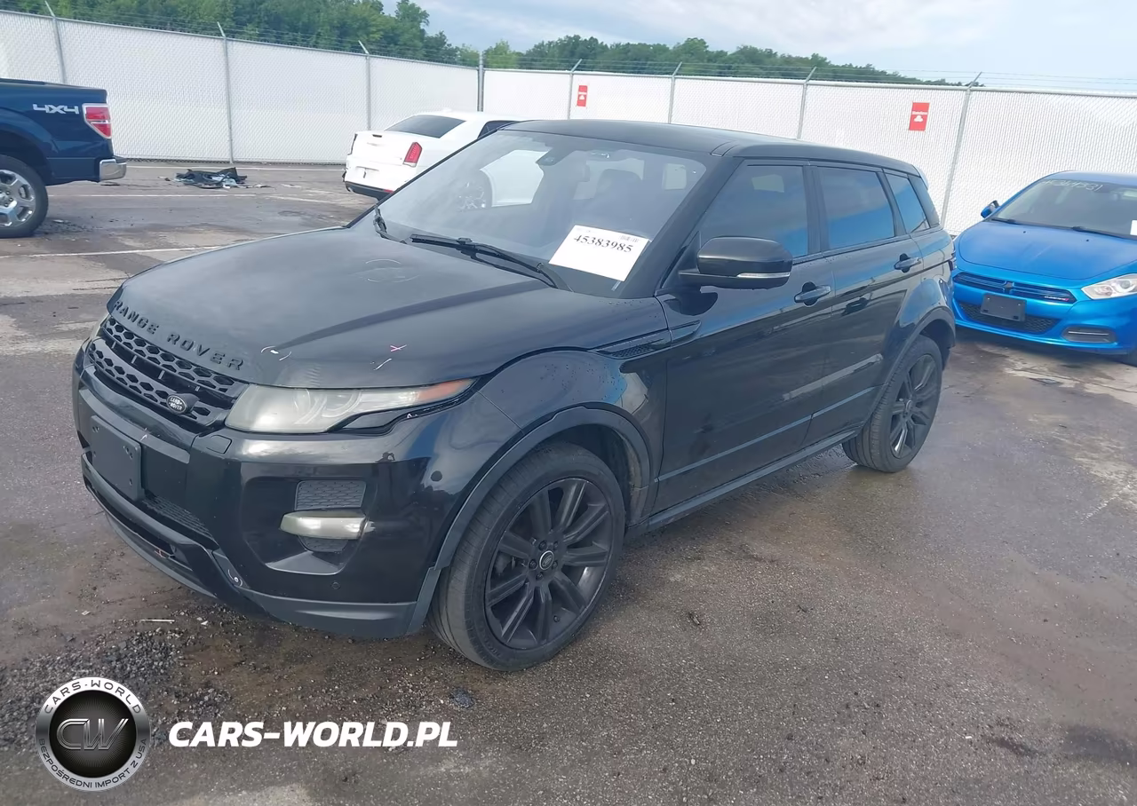 2013 Land Rover Range Rover Evoque Pure VIN:SALVT2BG5DH814325 - 2