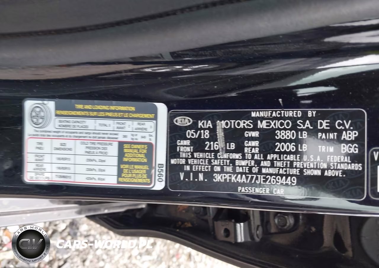 2018 Kia Forte Lx VIN:3KPFK4A77JE269449 - 9