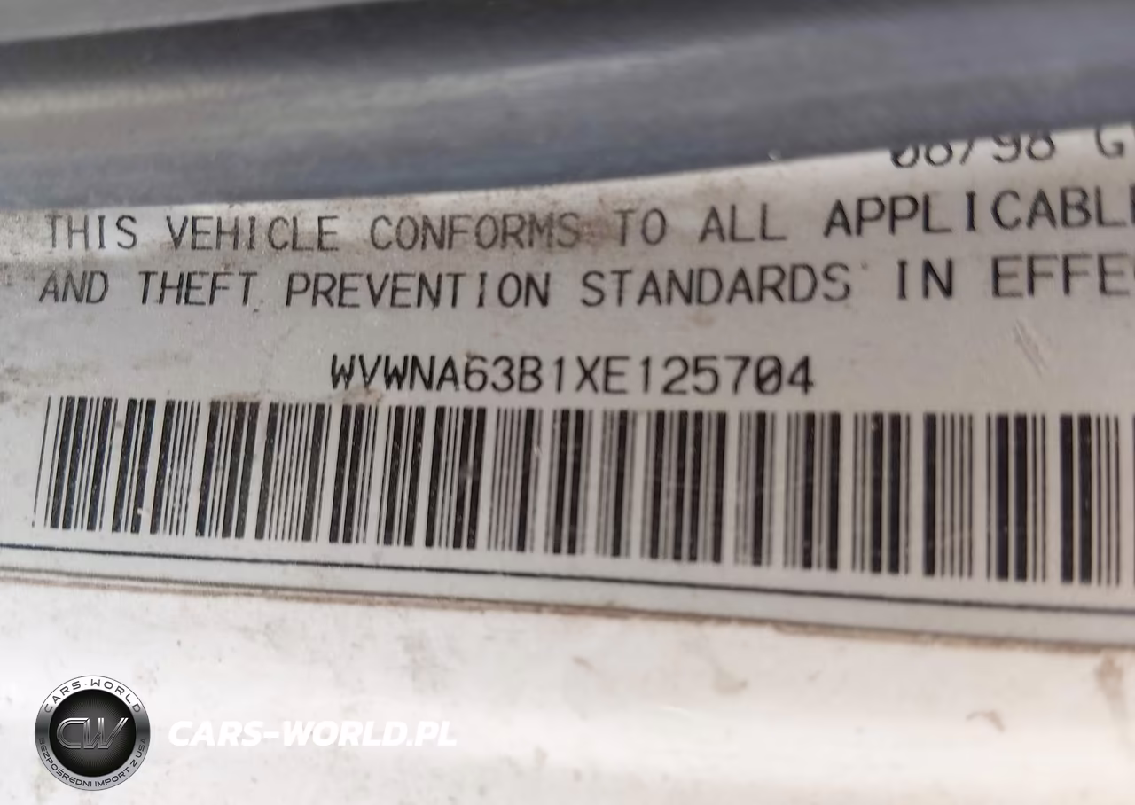 1999 Volkswagen Passat Gls VIN:WVWNA63B1XE125704 - 9