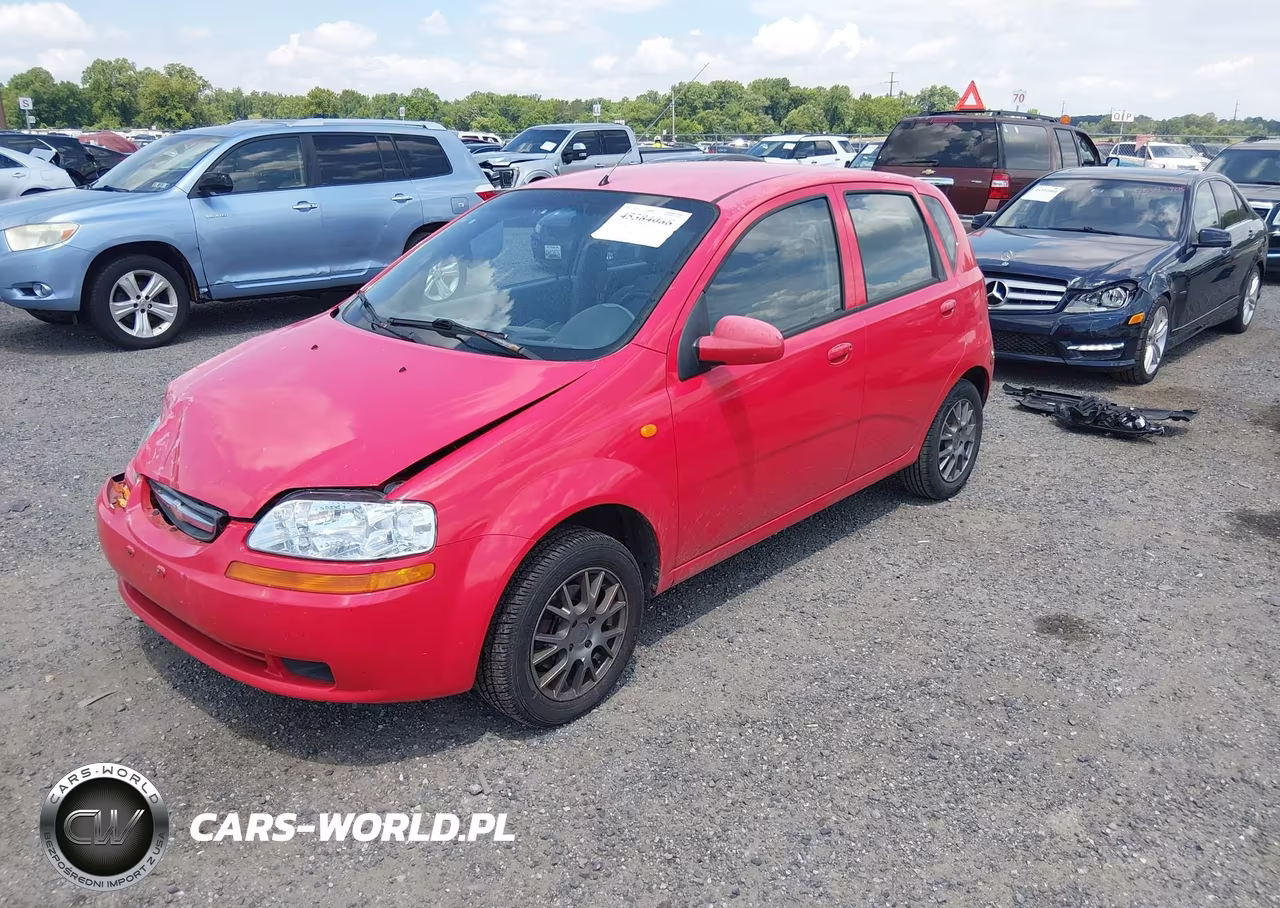 2004 Chevrolet Aveo Ls VIN:KL1TJ62694B277892 - 2