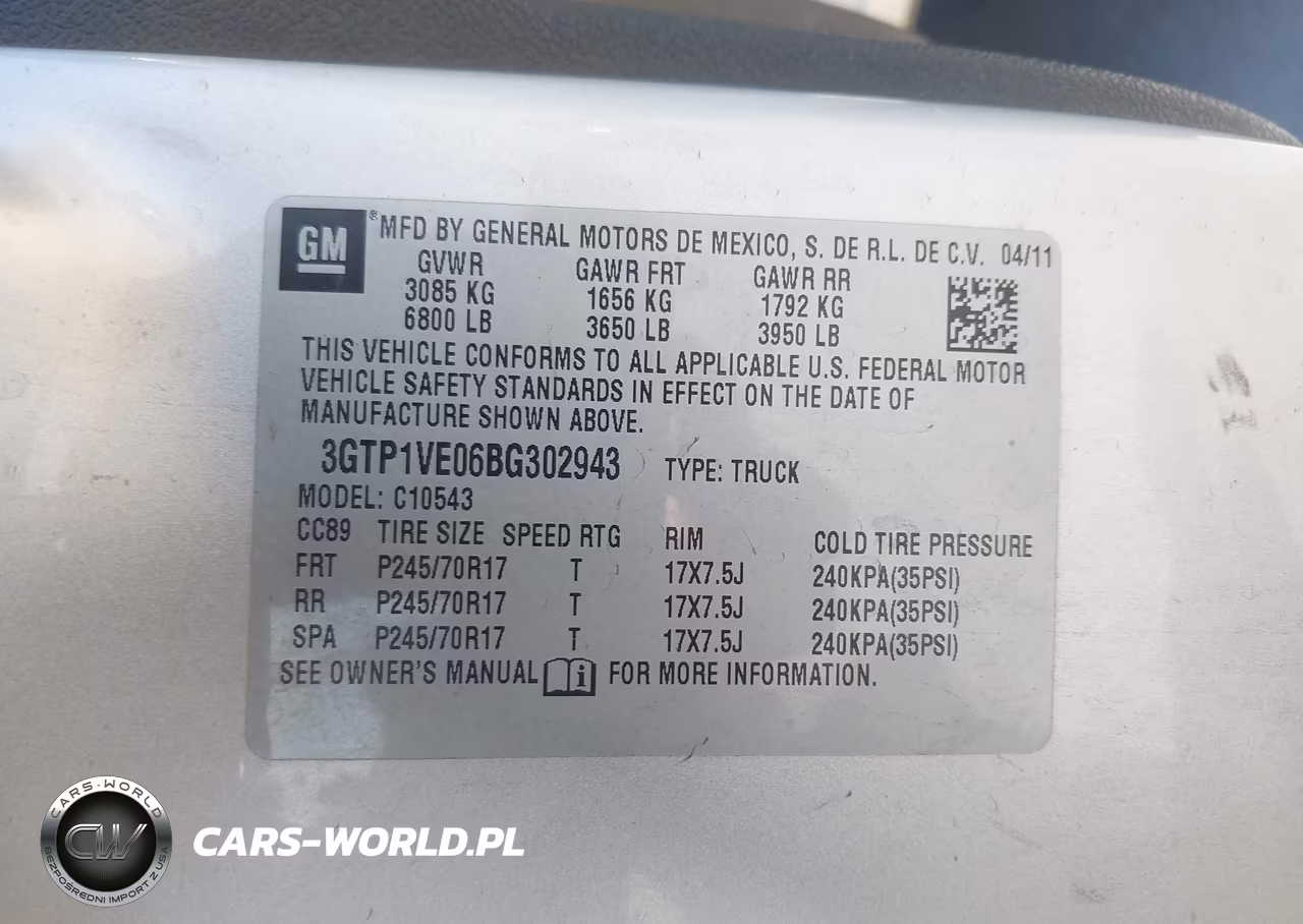 2011 GMC Sierra 1500 Sle VIN:3GTP1VE06BG302943 - 9