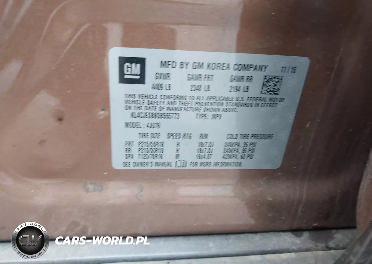 2016 Buick Encore VIN:KL4CJESB8GB565773 - 9