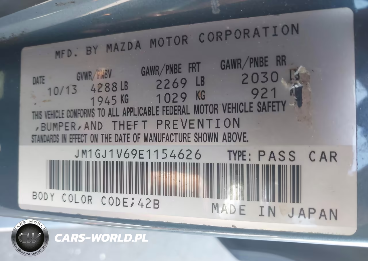 2014 Mazda Mazda6 I Touring VIN:JM1GJ1V69E1154626 - 9