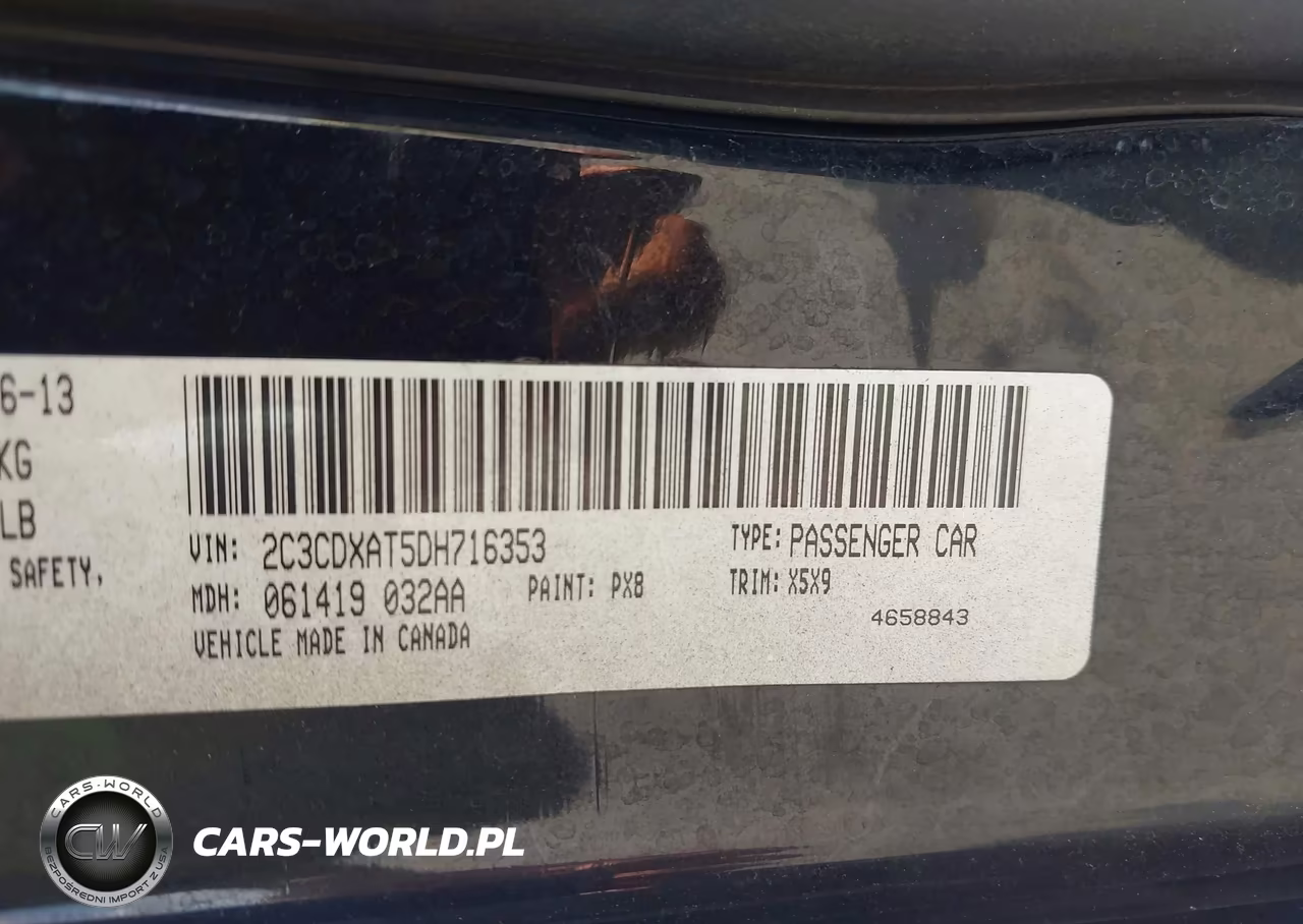 2013 Dodge Charger Police VIN:2C3CDXAT5DH716353 - 9