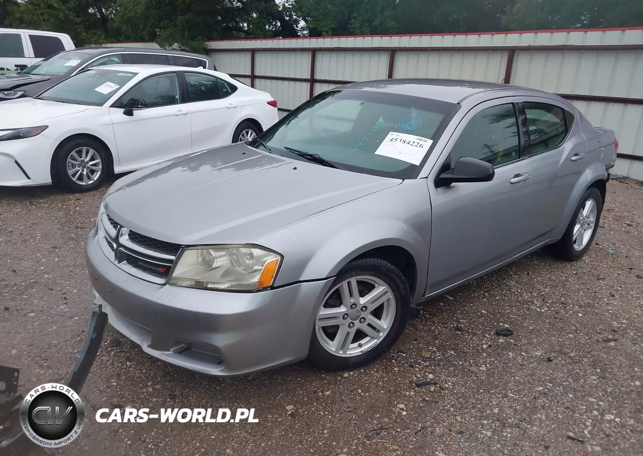 2013 Dodge Avenger Se V6 VIN:1C3CDZAGXDN616433 - 2