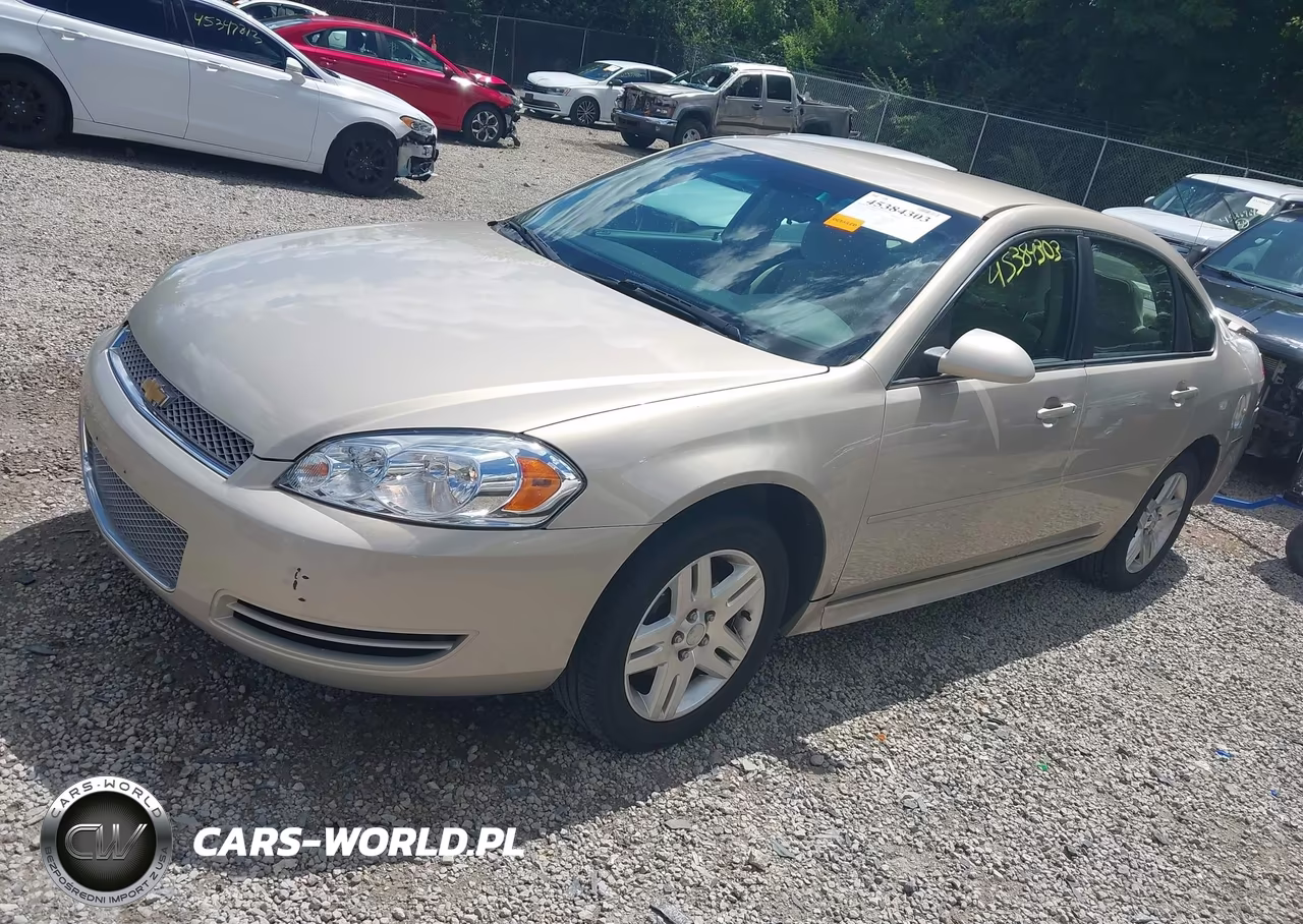 2012 Chevrolet Impala Lt VIN:2G1WB5E31C1112702 - 2
