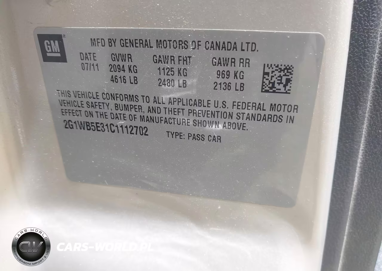 2012 Chevrolet Impala Lt VIN:2G1WB5E31C1112702 - 9
