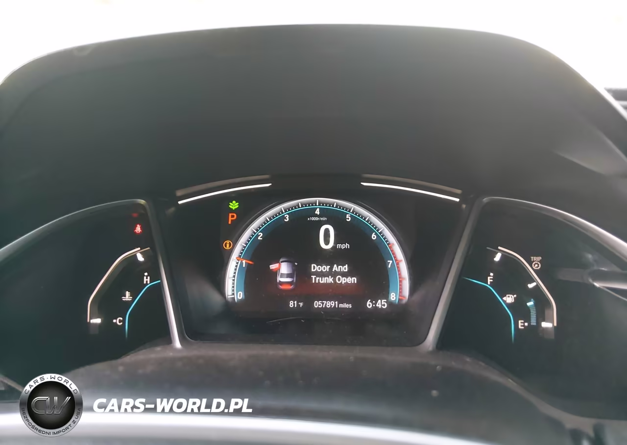 2021 Honda Civic Ex VIN:19XFC1F39ME003775 - 7