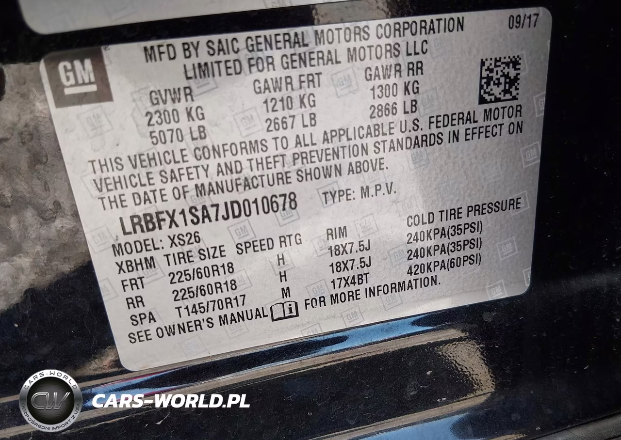 2018 Buick Envision Essence VIN:LRBFX1SA7JD010678 - 9