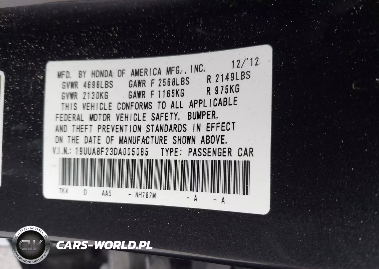 2013 Acura Tl 3.5 VIN:19UUA8F23DA005085 - 9
