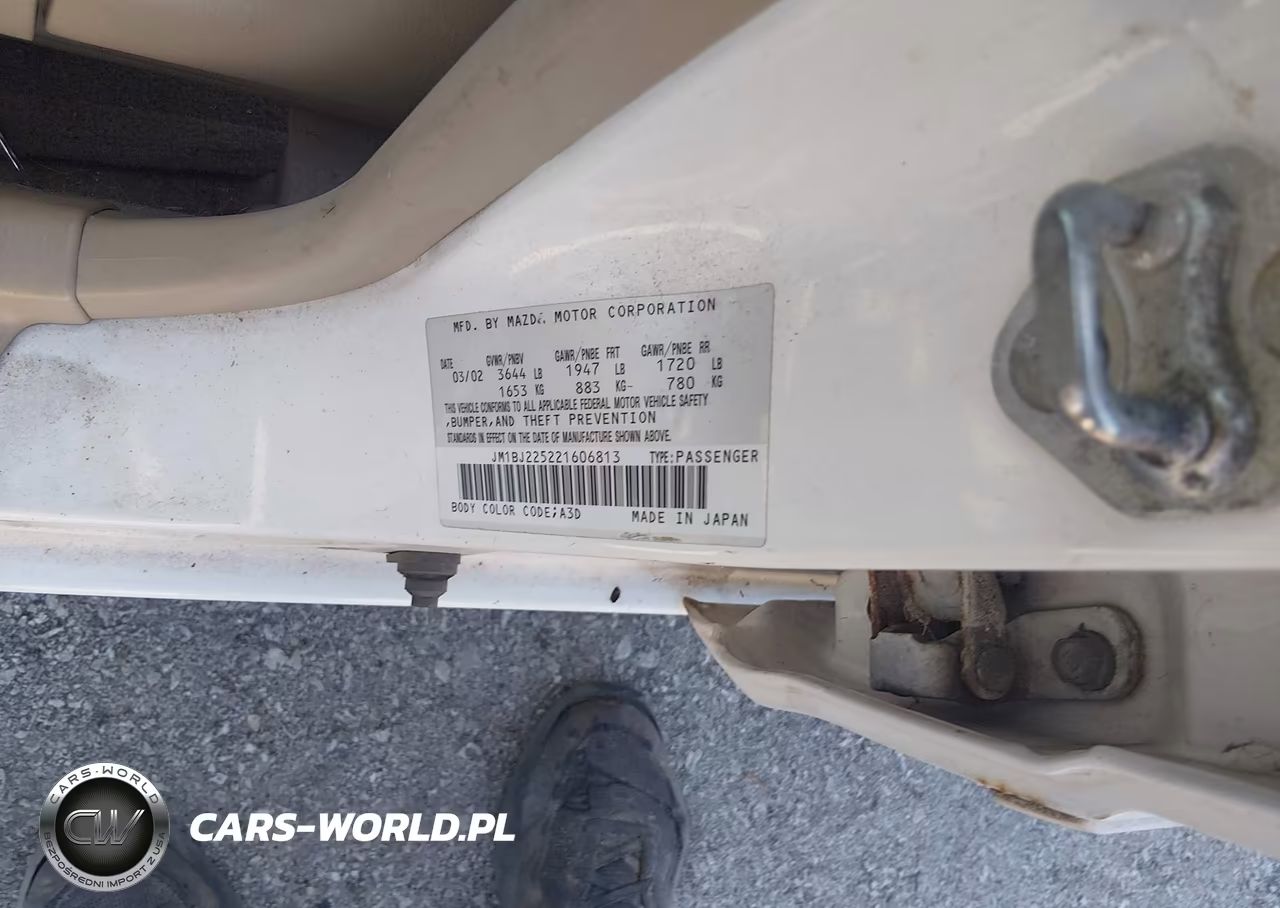 2002 Mazda Protege Dx-Es-Lx VIN:JM1BJ225221606813 - 9